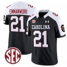 Nick Emmanwori Jersey #21 South Carolina Gamecocks Football 1980 Throwback Vapor Black Alternate