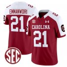 Nick Emmanwori Jersey #21 South Carolina Gamecocks Football 1980 Throwback Vapor Garnet Alternate