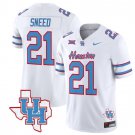 Stacy Sneed Jersey #21 Houston Cougars Oilers Inspired Vapor College Football Limited White