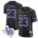 Parker Jenkins Jersey #23 Houston Cougars Oilers Inspired Vapor College Football Black Stitched