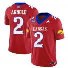 Lawrence Arnold Jersey #2 Kansas Jayhawks Blackhawk Vapor Limited Football Red