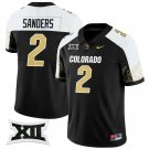 Shedeur Sanders Jersey #2 Colorado Buffaloes 2024 Vapor Limited NCAA Football Black Alternate