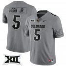 Jimmy Horn Jr Jersey #5 Colorado Buffaloes 2024 Vapor Limited NCAA Football Gray