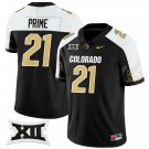 Coach Prime Jersey #21 Colorado Buffaloes 2024 Vapor Limited NCAA Football Black Alternate