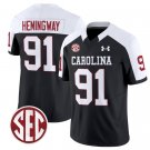 Tonka Hemingway Jersey South Carolina Gamecocks Football 1980 Throwback SEC Patch Black Alternate