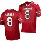 South Carolina Gamecocks Nyck Harbor Jersey #8 College Football Stitched Garnet 2023