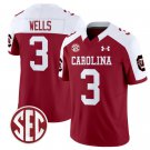 Juice Wells Jersey #3 South Carolina Gamecocks Football 1980 Throwback Vapor Garnet Alternate