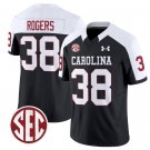 George Rogers Jersey #38 South Carolina Gamecocks Football 1980 Throwback SEC Patch Black Alternate