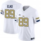 Chris Elko Jersey #89 Georgia Tech Yellow Jacket College Football Edition White