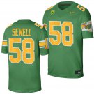 Oregon Ducks Penei Sewell Jersey #58 Football Game College Green 2023-24