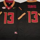 Florida State Seminoles #13 Jordan Travis Jersey Black 2023 F.U.S.E College Football Stitched