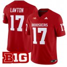 Ty Son Lawton Jersey #17 Indiana Hoosiers Vapor Limited Football Crimson