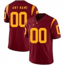 Custom USC Trojans Jersey Red Name and Number College Football Stitched