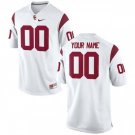 Custom USC Trojans Jersey White Name and Number Stitched College Football