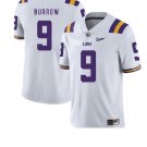 LSU Tigers #9 Joe Burrow Football Jersey White Diamond Quest