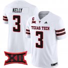 Josh Kelly Jersey #3 Texas Tech Red Raiders Vapor Limited Football White