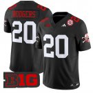 Johnny Rodgers Jersey #20 Nebraska Cornhuskers Vapor Limited Football Black