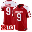 Kurtis Rourke Jersey #9 Indiana Hoosiers Vapor Limited Football Crimson Alternate