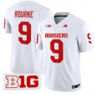 Kurtis Rourke Jersey #9 Indiana Hoosiers Vapor Limited Football White
