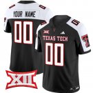 Custom Texas Tech Red Raiders Jersey Name and Number Vapor Limited Football Black Alternate