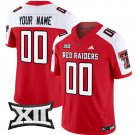 Custom Texas Tech Red Raiders Jersey Name and Number Vapor Limited Football Red Alternate