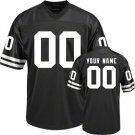 Custom Nebraska Cornhuskers Jersey Name and Number NCAA College Football Black