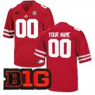 Custom Nebraska Cornhuskers Jersey Name and Number College Football Scarlet – All Stitched