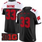 Ron Dayne Jersey #33 Wisconsin Badgers Vapor Football Stitched Black Alternate