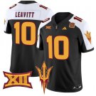 Sam Leavitt Jersey #10 Arizona State Sun Devils Vapor Limited College Football Black Alternate