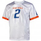 Custom Boise State Broncos Jersey Name and Number NCAA College Football Replica White