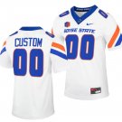 Custom Boise State Broncos Jersey Name and Number NCAA College Football Untouchable White
