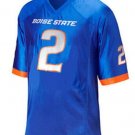 Custom Boise State Broncos Jersey Name and Number NCAA College Football Blue
