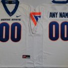 Custom Boise State Broncos Jersey Name and Number NCAA College Football White