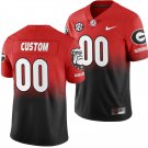 Custom Georgia Bulldogs Jersey NCAA Football Gradient 2019 Color Crash Black Red