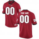 Custom Georgia Bulldogs Jersey Name and Number College NCAA Football Red