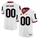 Custom Georgia Bulldogs Jersey Name and Number College NCAA Football White