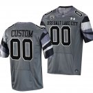 Custom Utah Utes Jersey Name and Number NCAA College Football USS Salt Lake City Alternate Gray