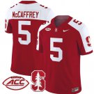 Christian McCaffrey Jersey #5 Stanford Cardinal Vapor Limited College Football Crimson Alternate