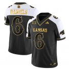 Jalon Daniels Jersey #6 Kansas Jayhawks Blackhawk Gold Vapor Football Alternate
