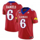Jalon Daniels Jersey #6 Kansas Jayhawks Blackhawk Vapor Limited Football Red