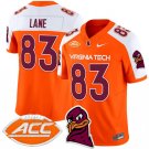 Jaylin Lane Jersey #83 Virginia Tech Hokies Vapor Limited College Football Orange Alternate
