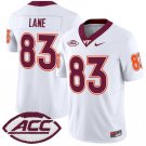 Jaylin Lane Jersey #83 Virginia Tech Hokies Vapor Limited College Football White