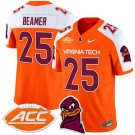 Frank Beamer Jersey #25 Virginia Tech Hokies Vapor Limited College Football Orange Alternate