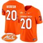 Caleb Woodson Jersey #20 Virginia Tech Hokies Vapor Limited College Football Orange