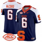 Kyle McCord Jersey #6 Syracuse Orange Vapor Limited College Football Navy Alternate