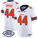 Jim Brown Jersey #44 Syracuse Orange Vapor Limited College Football White