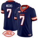 Jackson Meeks Jersey #7 Syracuse Orange Vapor Limited College Football Navy