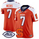 Jackson Meeks Jersey #7 Syracuse Orange Vapor Limited College Football Orange Alternate
