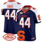Ernie Davis Jersey #44 Syracuse Orange Vapor Limited College Football Navy Alternate