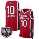 Kamilla Cardoso Jersey #10 South Carolina Gamecocks Basketball 2024 National Champions Red